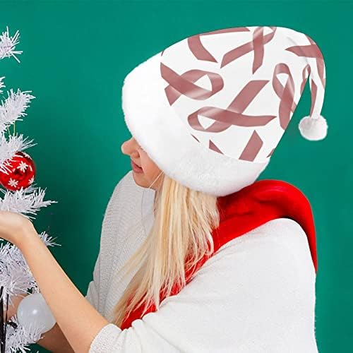 ורוד סרטי רחם סרטן מודעות חג המולד כובעי בתפזורת מבוגרים כובעי חג המולד כובע לחגים חג המולד ספקי צד