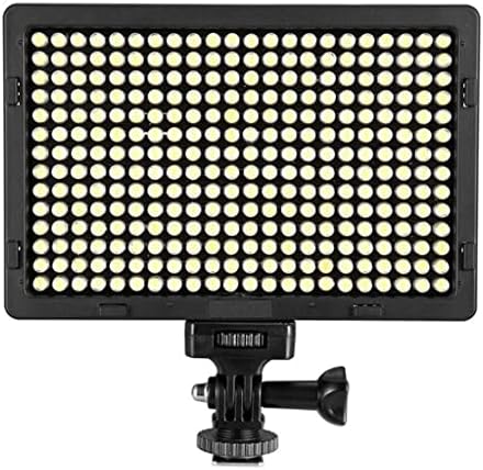 LMMDDP LED Bright 5500K לעומק על אור וידאו מצלמה למצלמות SLR דיגיטליות עם סוללה ומטען של 4400mAh