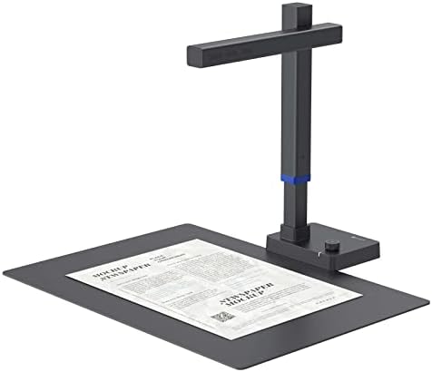 Czur Shine Ultra Smart Smart Scanner מסמכים, סורק ספרי USB עם OCR Auto-Flatten & Deskew, מצלמת מסמך עבור שולחן