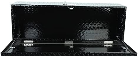 BCHSADVB מיטת המשאית תיבת כלים קרוואן תיבת אחסון תיבת כלים עם מנעול ומפתחות, 39x13x10 אינץ