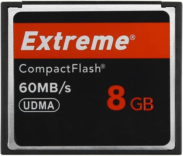 כרטיס זיכרון פלאש קומפקטי 8 ג ' יגה-בייט מצלמה 60 מגהבייט / שניות