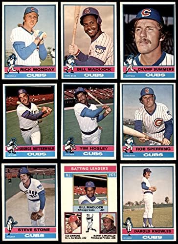 1976 O-PEE-CHEE CHICAGO CUBS ליד צוות SET CHICAGO CUBS EX/MT Cubs
