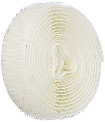 VELCRO 1012-AP-PB/H לבן ניילון לבן ארוג, סוג וו, גב סטנדרטי, 5/8 רוחב, אורך 5 '