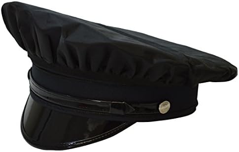 PETRA ROC LBRV-CAP כובע גשם הפיך לכובעי קצין, גודל אחד, סיד/שחור