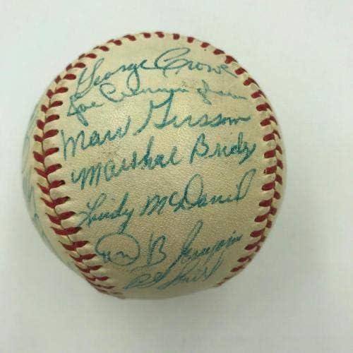 קבוצת סנט לואיס קרדינלס יפה 1959 חתימה בייסבול 24 Sigs Stan Musial JSA - כדורי בייסבול חתימה