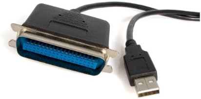 Startech.com 6 רגל. USB למתאם יציאה מקביל - IEEE -1284 - זכר/זכר - USB לכבל Centronics