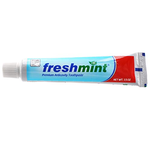 144 צינורות של Freshmint® 1.5 גרם. משחת שיניים פלואוריד פרמיום