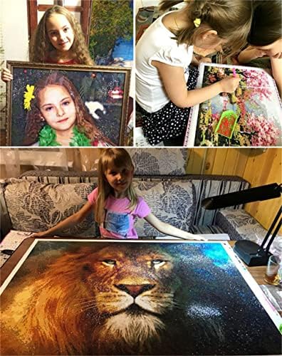 ערכת ציור יהלומים של DIY 5D למבוגרים/ילדים/מתחילים קידוח מלא אמנות יהלום בגודל גדול ציור ריינסטון