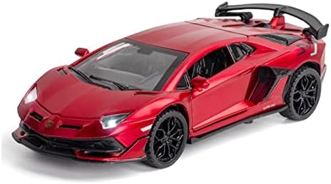 דגם מכוניות בקנה מידה למבורגיני Aventador SVJ סגסוגת סגסוגת סגסוגת מכונית רכב מיניאטורה דיקסט רכב מתכת