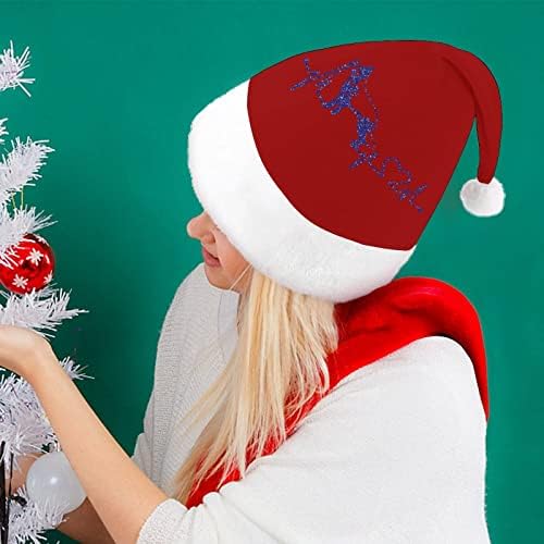 כלב פעימות לב קטיפה חג המולד כובע שובב ונחמד סנטה כובעי עם קטיפה ברים ונוחות אוניית חג המולד קישוט