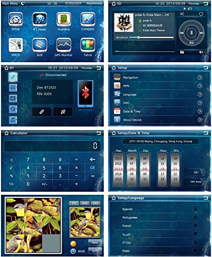 מסך מגע של Xttek 7 אינץ 'במערכת הניווט GPS של מכונית מקף עבור יונדאי טוסון 2010-2015 נגן DVD+Bluetooth