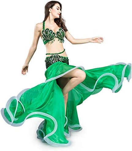 תחפושת ריקוד לבטן רויאל סמלה לנשים מחול בטן חזיית בת הים טופ ים חצאית ריקוד בטן תלבושת תלבושת קרנבל תלבושות