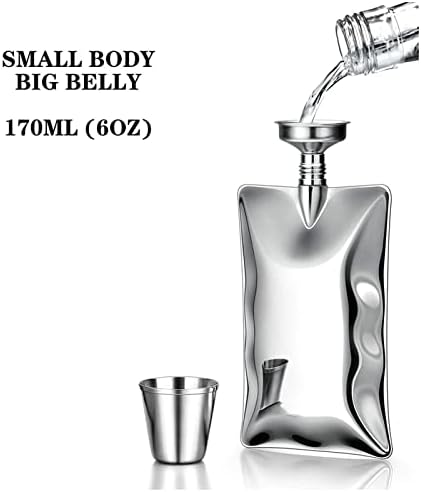 6 עוז חיצוני נייד קטן צלוחיות צלוחיות עבור משקאות לגברים בר כלים נירוסטה בקבוק