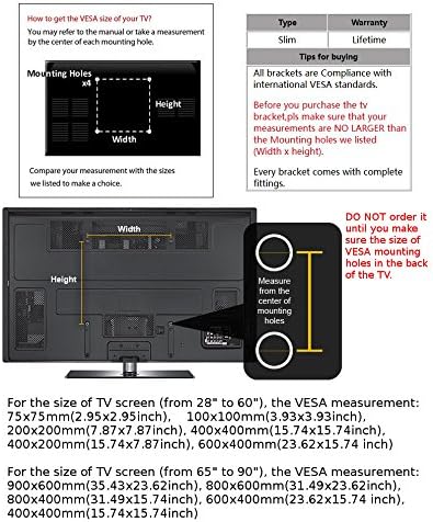 CK Global Global Profile Tilt Tilt TILT Slacket Mountet עם רמת רוח מובנית עבור LG TV 55 אינץ 'דגם: 55LN5400.