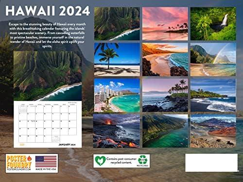 לוח השנה של הוואי 2024