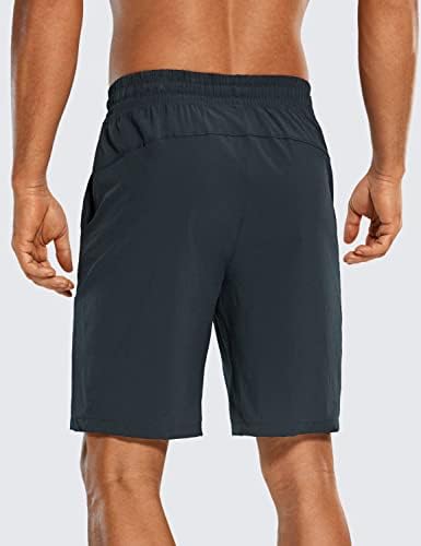 יוגה גברים של אימון מכנסיים קצרים-7 / 9 מהיר יבש ריצה ספורט אתלטי כושר מכנסיים קצרים עם כיסים