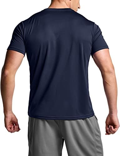 אתליו 2, 3 או 5 מארז גברים של אימון ריצה חולצות, שמש הגנה מהיר יבש ספורט חולצות, קצר שרוול כושר חולצות