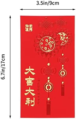 סיני חדש שנה אדום מעטפות: 36 יחידות 2022 סיני שנה של נמר הונג באו מזל כסף אדום מנות עבור סיני ירח חדש