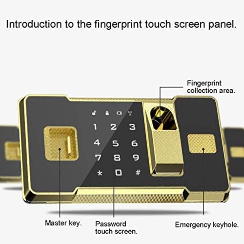 דיגיטלי אבטחת כספת, טביעות אצבע ביומטרי קיר בטוח מנעול תיבת מזומנים כספת קיר-בסגנון עם מספר מפתחות