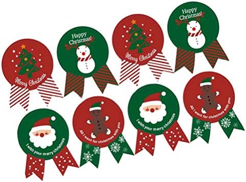 קבילוק 40 יחידות חג המולד סנטה קריקטורה מצחיק מדבקות מתנות מתנת מדבקות עבור פסטיבל מסיבת חג המולד