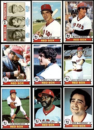 1979 Topps Boston Red Sox ליד צוות SET BOSTON RED SOX VG/EX+ RED SOX