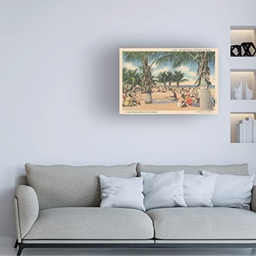 סימן מסחרי אמנות 'גלויה חוף III' אמנות קנבס מאת פורטפוליו אפל פראי 12x19