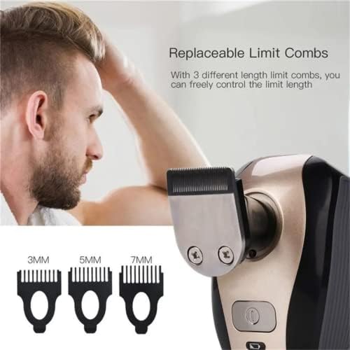 RWELIT 5 ב -1 גילוח מכונת גילוח חשמלי אלחוטי לגברים - מכונת שיער ראש רב -פונקציונלית שיער גולגולת גולגולת