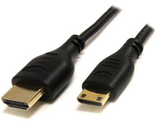 כבלים מאסטר מיני HDMI כבל עבור Canon EOS 5D Mark II, EOS 7D, EOS 50D, EOS Rebel T1i & Vixia: HF S10, HF