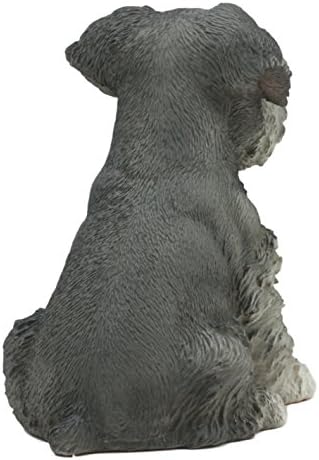 אברוס מיניאטורה ריאליסטית שנאזר גור פסל 6.5 כלב בעל חיים גבוה אספנות חיים כמו עיצוב פסלונין