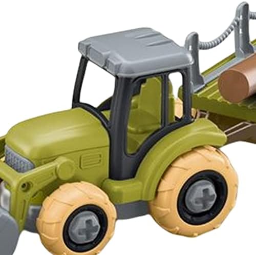 Milageto צעצוע חינוכי משחק סט חקלאי הובלה רכב צעצוע פעוטות משאית משאית משאית רכבי תובלה צעצועים מכוניות צעצועים