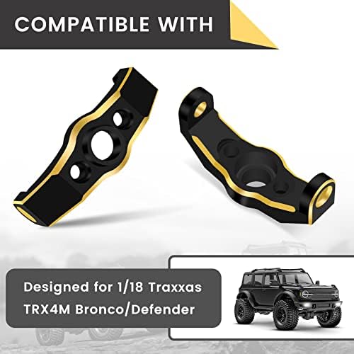 OGRC 5G חסימות גלגלי פליז רכבי C עבור TRAXXAS TRX4M 1/18 BRONCO/DEFENDER שדרוג חלקי -2PS