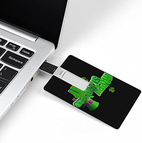 תלתן אירי שמח יום פטריק סנט פטריק שמרוק כונן פלאש USB 2.0 32 גרם ו 64 גרם כרטיס מקל זיכרון נייד