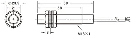 חיישן פוטואלקטרי באומיין 3-ר4-פ / פ מתג חיישן אופטי רפלקטיבי 10-30 וולט ללא מרחק חישה 4 מ ' עם לוח רפלקטור