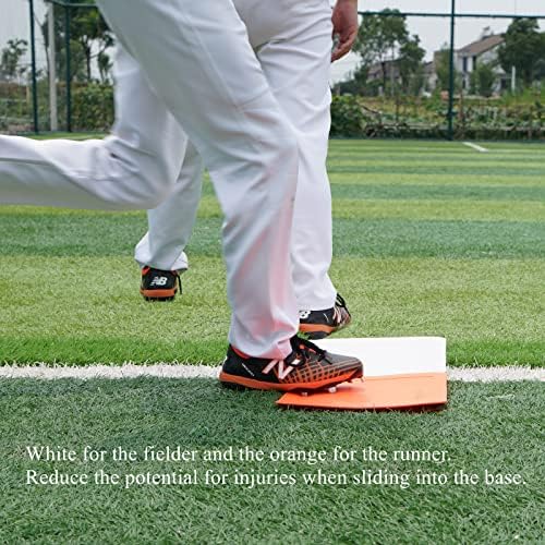 אקו ווקר בטיחות כפול ראשון בסיסי מושלם עבור בייסבול, טייבול, סופטבול, קיקבול, ילדים, בחצר האחורית,
