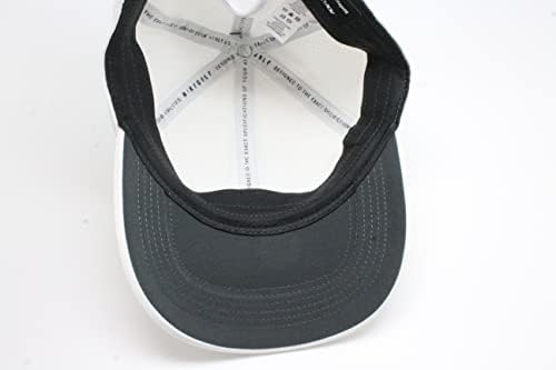 Nike's Dri-Fit Adv Ad Ad Aerobill Heritage86 כובע גולף מחורר לבן/שחור