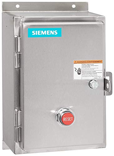Siemens 14IUH32WH מתנע מנוע כבד, לא הפוך, עומס יתר על מצב מוצק, איפוס אוטומטי/ידני, מארז NEMA 4/4X, 3 שלב, 3