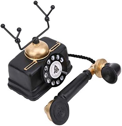 טלפון וינטג 'fiyo, טלפון רטרו טלפון עתיק טלפון דקורטיבי טלפון טלפון טלפון טלפון פסל רוטרי אמן פסלון