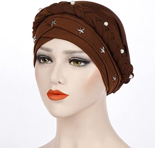כפת כובע לנשים לעטוף צלצול טורבן גולגולת כובעי מסוקס מוסלמי לעטוף טורבן בארה ' ב נשים אלסטי אתני כיסוי