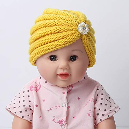 3 יחידות יילוד תינוק תינוקות משתלת כפת כובעי נמתח ריינסטון כובעי תמונה אבזרי אביזרי עבור 6-24 חודשים