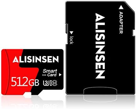 כרטיסי מיקרו 512 ג 'יגה-בייט מחלקה 10 עבור נינטנדו סוויץ', טלפונים חכמים אנדרואיד כרטיסי זיכרון 512 ג 'יגה-בייט