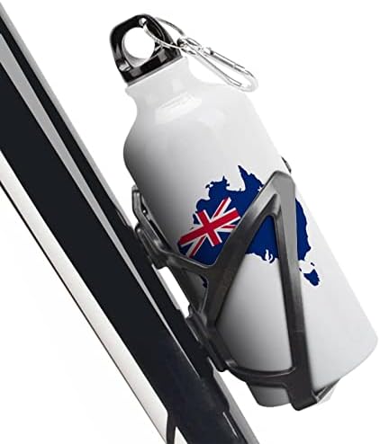 אוסטרליה דגל בקבוק מים ספורט לשימוש חוזר בספל מבודד אלומיניום לטיולים