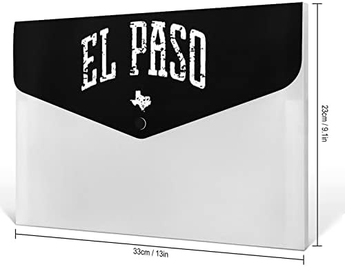 בציר אל פאסו טקסס מפת הרחבת קובץ תיקיית אקורדיון תיקיית 6 כיסים מסמך ארגונית נייר ארגונית