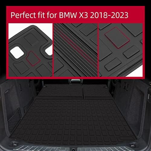 Naibeve Fit 2018-2023 BMW G01 X3 תא מטען מטען מטען אוניית מטען אחורי מכסה מושב מגן תא מטען לאביזרי