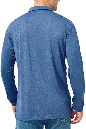 חולצת פולו של גולף גברים של מרמי - חולצות טקטיות של שרוול ארוך