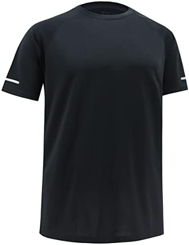 אימון חולצות לגברים / יבש בכושר חולצות לגברים לחות הפתילה-כושר חולצות גברים קצר שרוול-ריצה גברים ספורט