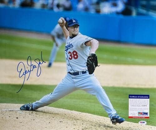 אריק גאנה לוס אנג'לס דודג'רס חתום על 16x20 צילום PSA Z12070 - תמונות MLB עם חתימה