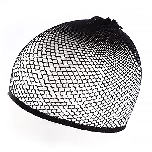 גנרי טהור שיאה מושגים, שחור רשת פאת כובע, שיער אריגת כובע, מתכוונן עבור קצר וארוך שיער, 3 חבילה