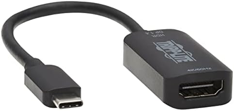 Tripp Lite USB C ל- HDMI כבל מתאם 4K 60Hz M/F Thunderbolt 3 DP 1.4 6in