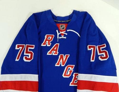 ניו יורק ריינג'רס Jyri nieme 75 משחק הונפק כחול ג'רזי DP09001 - משחק גופיות NHL משומשות