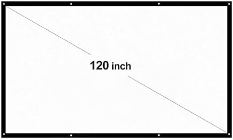 מסך מקרן נייד CXDTBH 16: 9 מסך הקרנה אלכסוני 120 אינץ